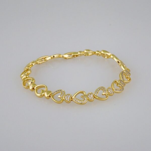 Women Bracelets/ Pulseras Dama/ Zircon Stone/14K Real Color// B646 - Image 2