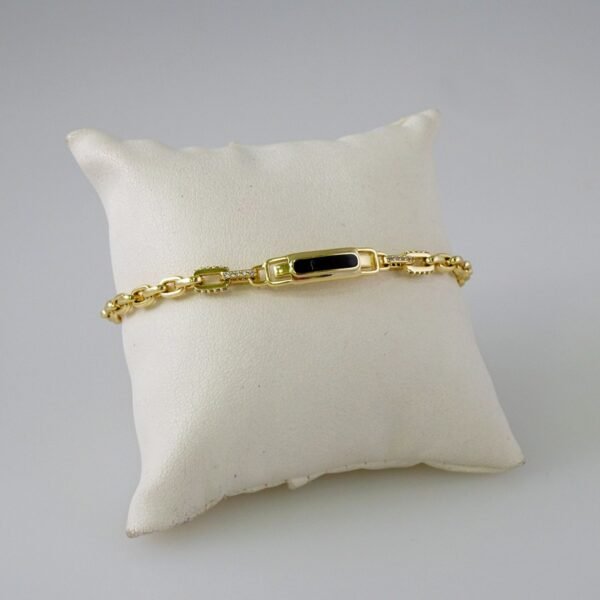 Women Bracelets/ Pulseras Dama/ Zircon Stone/14K Real Color// B801