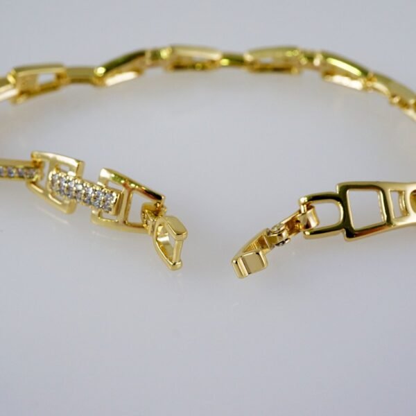 Bracelets Women/ Manillas Mujer/  14K Real Color/  Zircon Stone// B813 - Image 3