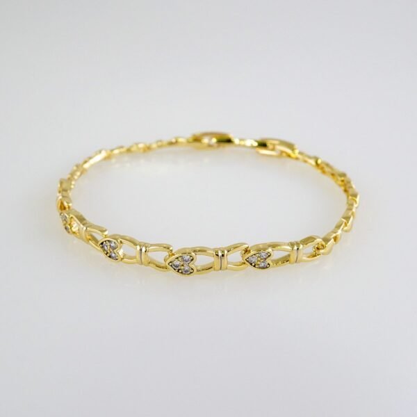 Women Bracelets/ Pulseras Dama/ Zircon Stone/14K Real Color// B850 - Image 2