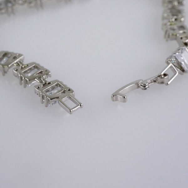 Woman Bracelets/ Pulseras Dama/  Zircon Stone/  Silver Color// B920 - Image 3