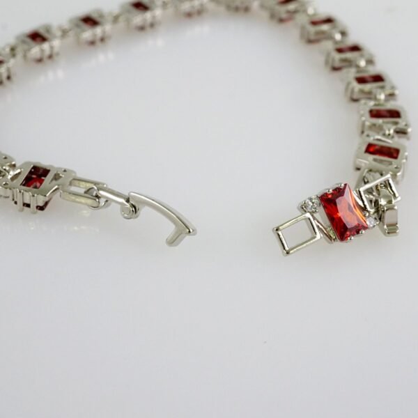 Woman Bracelets/ Pulseras Dama/  Zircon Stone/  Silver Color// B921 - Image 3