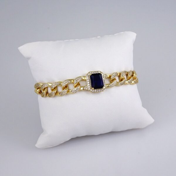 Woman Bracelets/ Pulseras Dama/  Zircon Stone/  14K Real Color// B930