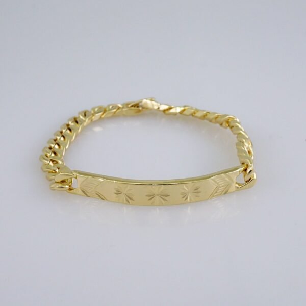 Bracelets/ Pulseras / Plain/  14K Real Color// B935 - Image 2