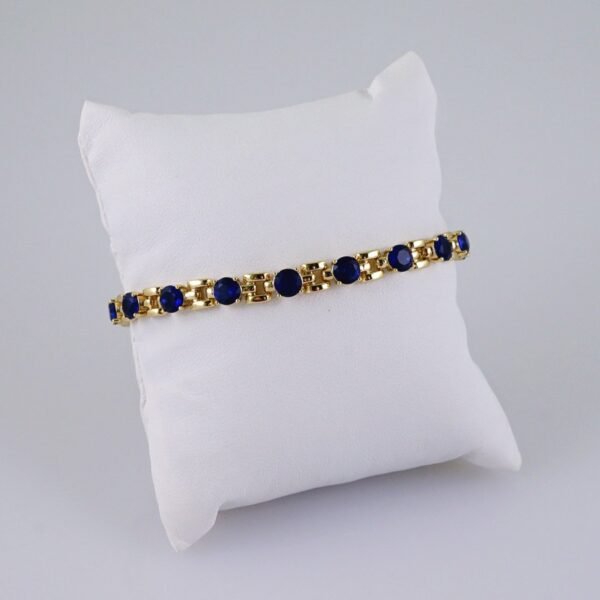 Woman Bracelets/ Pulseras Dama/  Zircon Stone/  14K Real Color// B972