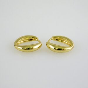 Women Earrings/ Aretes Dama/  Plain/  14k Real Color// E1075