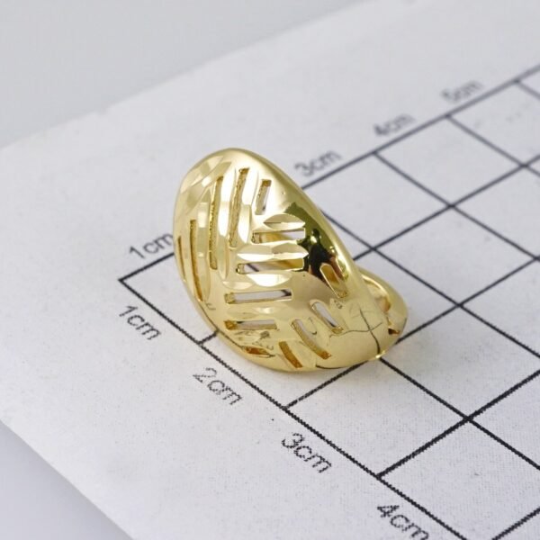 Woman Earrings / Aretes Dama/  Plain/  14k Real Color// E1142 - Image 3