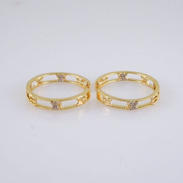 Women Earrings/ Aretes Dama/  Zircon Stone/  14k Real Color// E1308