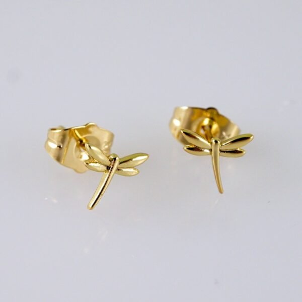 Women Earrings/ Aretes Dama/  Plain/  14k Real Color// E1351