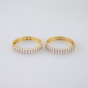 Women Earrings/ Aretes Dama/Zircon Stone/14k Real Color// E1360