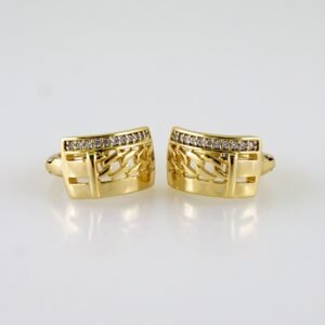 Women Earrings/ Aretes Dama/ Zircon Stone/ 14k Real Color// E1385