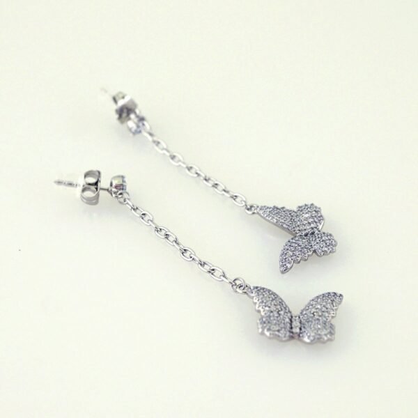 Women Earrings/ Aretes Dama/Zircon Stone/14k Real Color// E1465