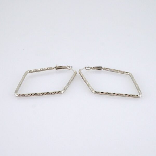 Women Earrings/ Aretes Dama/Zircon Stone/Silver Color// E1507 - Image 2