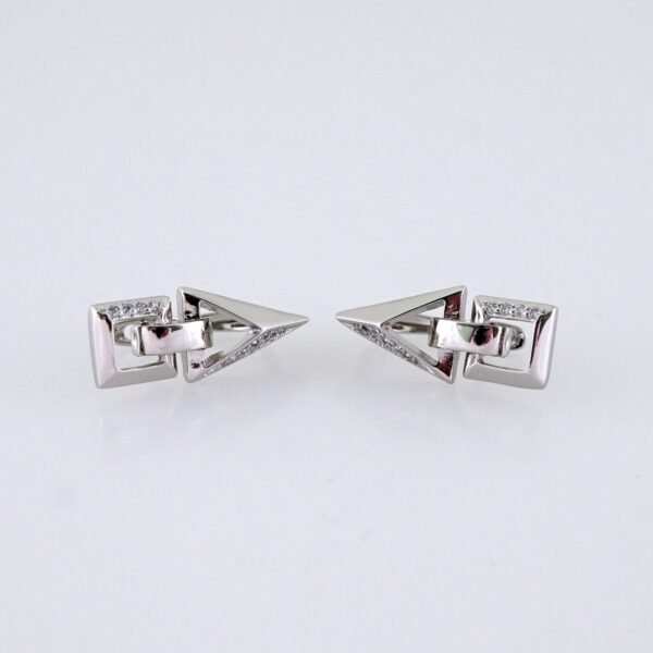 Women Earrings/ Aretes Dama/ Zircon Stone/ Silver Color// E1510