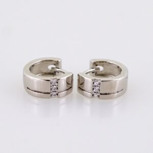 Women Earrings/ Aretes Dama/ Zircon Stone/ Silver Color// E1542