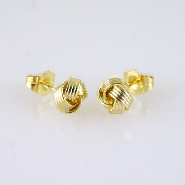 Women Earrings/ Aretes Dama/ Plain/ 14k Real Color// E1582