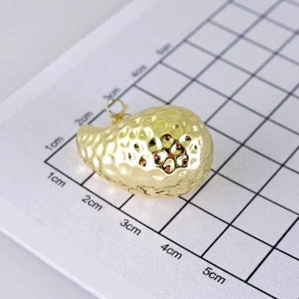 Women Earrings/ Aretes Dama/ Plain/ 14k Real Color// E1612 - Image 3