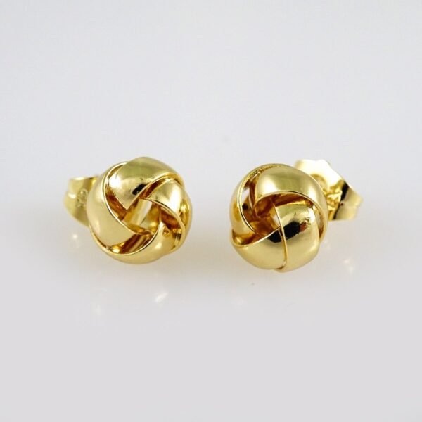 Women Earrings/ Aretes Dama/ Plain/ 14k Real Color// E507