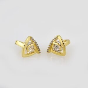 Women Earrings/ Aretes Dama/Zircon Stone/14k Real Color// E523