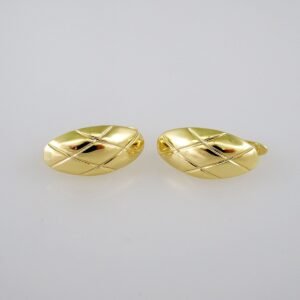 Women Earrings/ Aretes Dama/  Plain/  14k Real Color// E627
