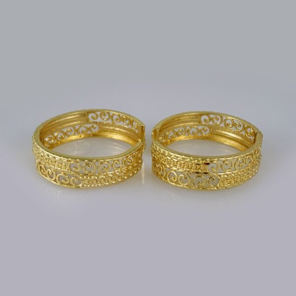 Women Earrings/ Aretes Dama/  Plain/  14k Real Color// E650