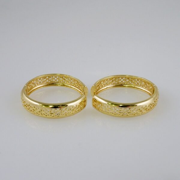 Women Earrings/ Aretes Dama/  Plain/  14k Real Color// E725