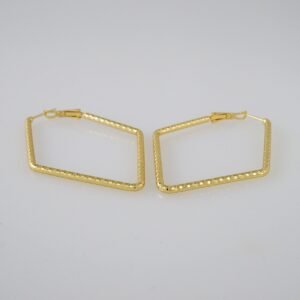 Women Earrings/ Aretes Dama/  Plain/  14k Real Color// E772