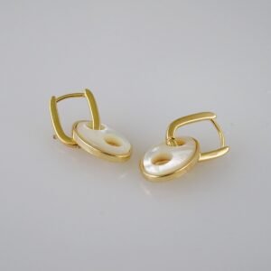 Women Earrings/ Aretes Dama/  Zircon Stone/  14k Real Color// E809
