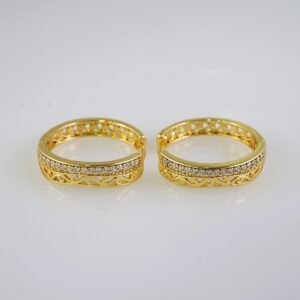 Women Earrings/ Aretes Dama/  Zircon Stone/  14k Real Color// E878