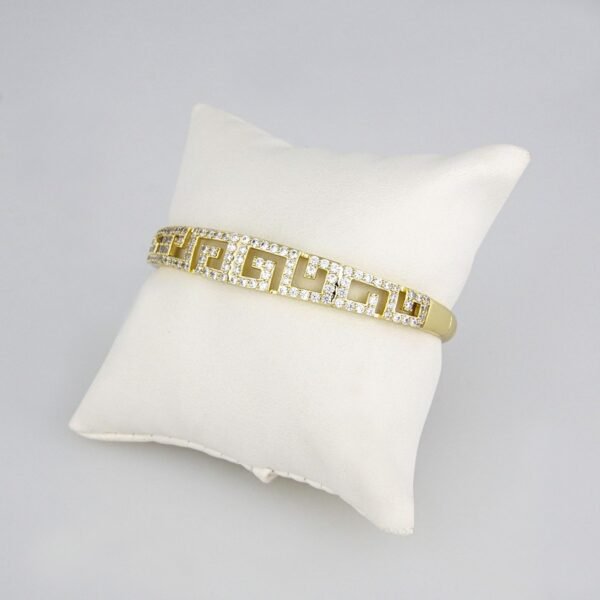 Bangles Woman/ Pulsos Dama/ Zircon Stone/ 14K Real Color// P00100