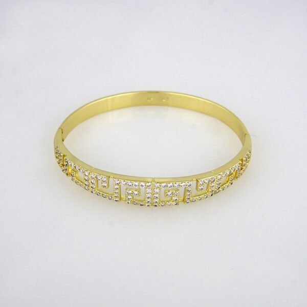 Bangles Woman/ Pulsos Dama/ Zircon Stone/ 14K Real Color// P00100 - Image 2