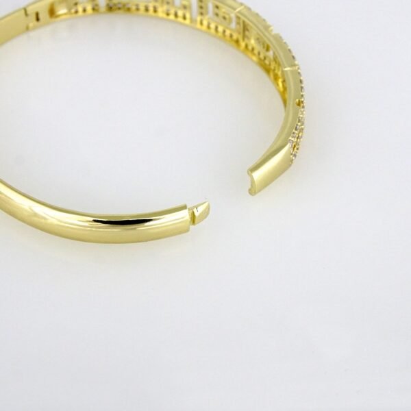 Bangles Woman/ Pulsos Dama/ Zircon Stone/ 14K Real Color// P00100 - Image 3
