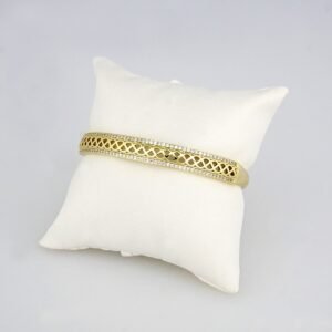 Bangles Woman/ Pulsos Dama/ Zircon Stone/ 14K Real Color// P00104