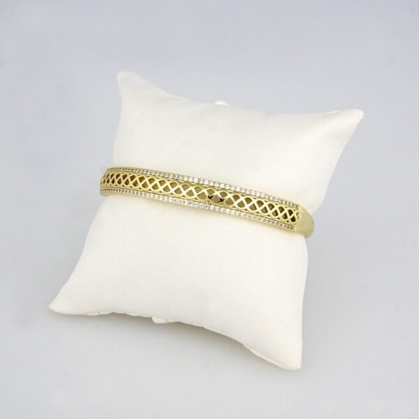Bangles Woman/ Pulsos Dama/ Zircon Stone/ 14K Real Color// P00104