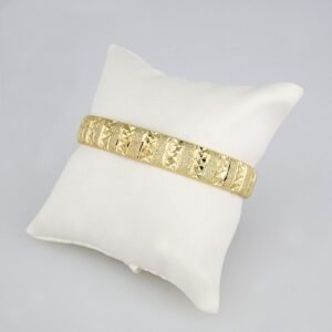Bangles Woman/ Pulsos Dama/ Plain/ 14K Real Color// P00106