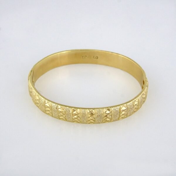 Bangles Woman/ Pulsos Dama/ Plain/ 14K Real Color// P00106 - Image 2