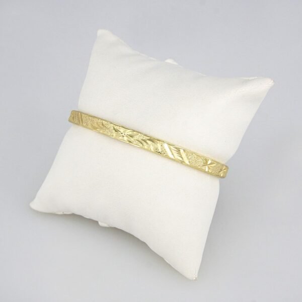 Bangles Woman/ Pulsos Dama/  Plain/  14K Real Color// P00107
