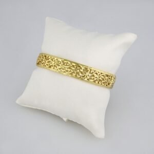 Bangles Woman/ Pulsos Dama/  Plain/  14K Real Color// P00108