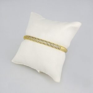 Bangles Woman/ Pulsos Dama/ Zircon Stone/ 14K Real Color// P00110