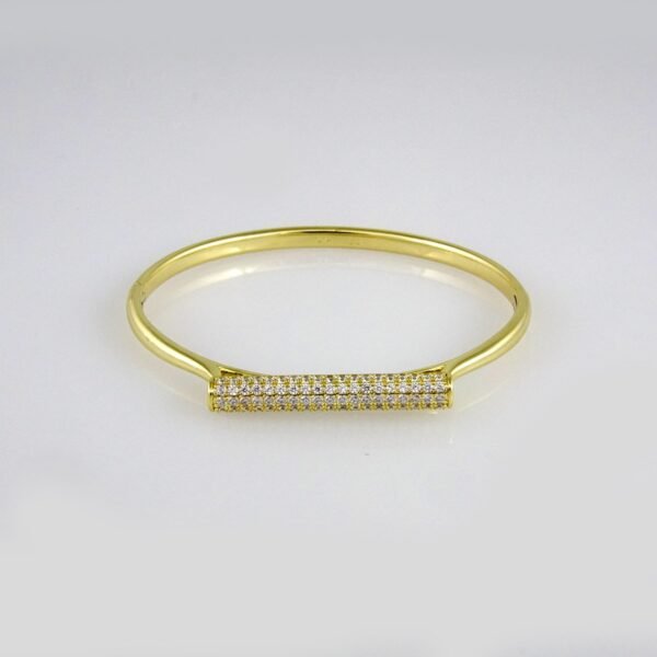 Bangles Woman/ Pulsos Damas/  Zircon Stone/  14K Real// P00147 - Image 2