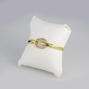 Bangles Woman/ Pulsos Damas/  Zircon Stone/  14K Real// P00149