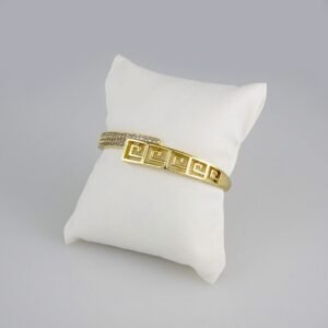 Bangles Woman/ Pulsos Damas/  Zircon Stone/  14K Real// P00150