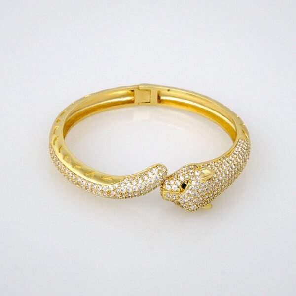 Bangles Woman/ Pulsos Damas/   Zircon Stone/  14K Real Color// P00155 - Image 2