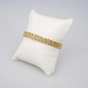 Bangles Woman/ Pulsos Damas/   Plain/  14K Real Color// P00157