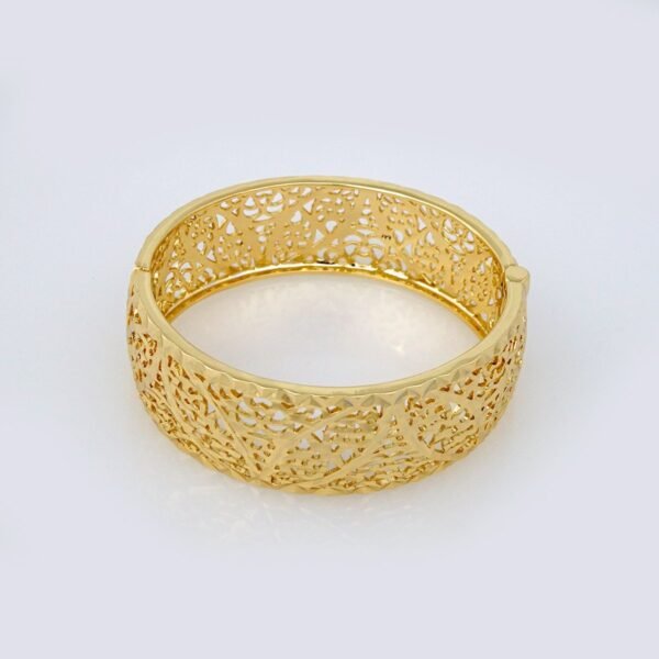 Bangles Woman/ Pulsos Dama/  Plain/  14K Real Color// P00160 - Image 2