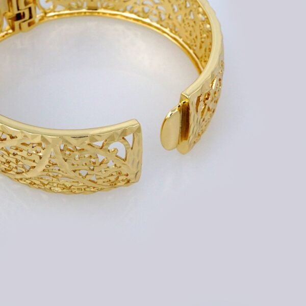 Bangles Woman/ Pulsos Dama/  Plain/  14K Real Color// P00160 - Image 3