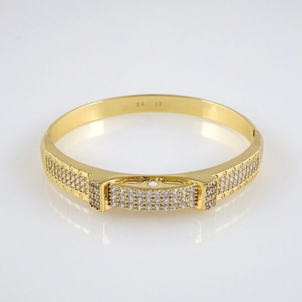 Bangles Woman/ Pulsos Dama/ Zircon Stone/ 14K Real Color// P00161 - Image 2