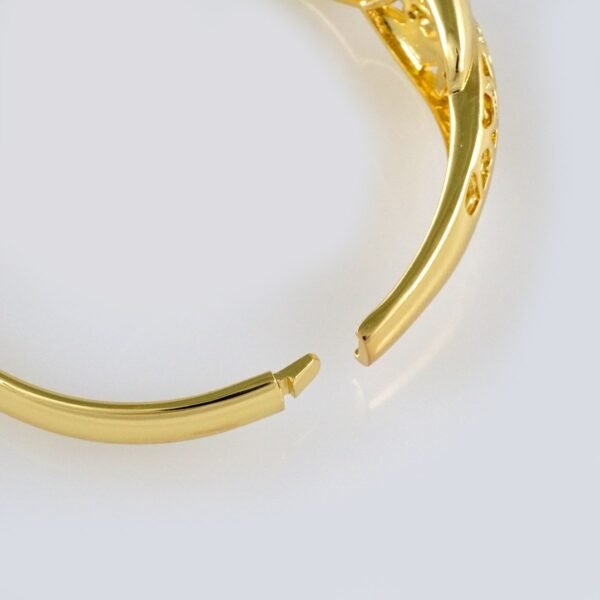 Bangles Woman/ Pulsos Dama/  Zircon Stone/  14K Real Color// P00162 - Image 3