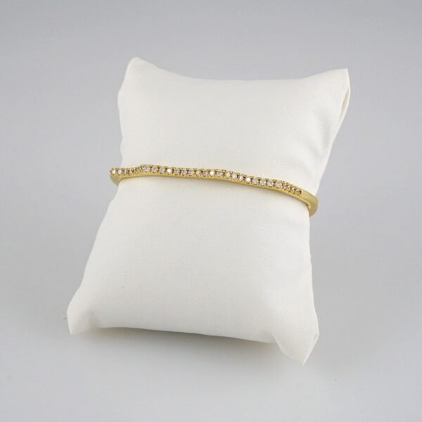 Bangles Woman/ Pulsos Dama/  Zircon Stone/  14K Real Color// P00164