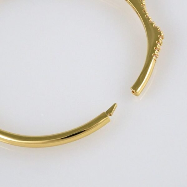 Bangles Woman/ Pulsos Dama/  Zircon Stone/  14K Real Color// P00164 - Image 3